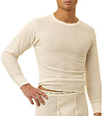 Hanes Thermal Crew Neck Long Sleeve Shirt